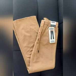 High Waist Wide Leg Pull On Pants Comfort Stretch Small NWT